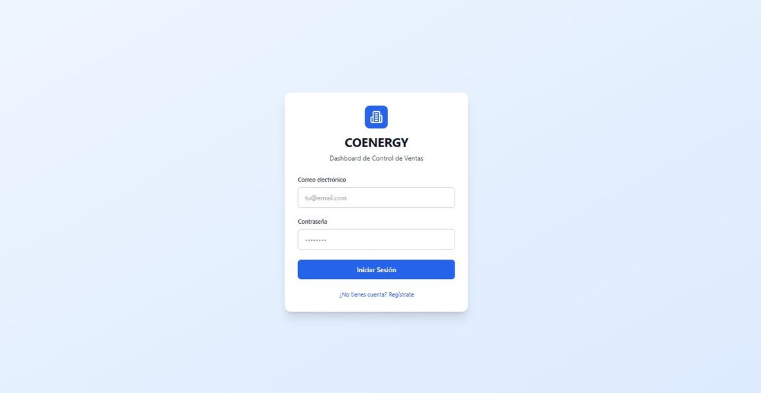 COENERGY dashboard login